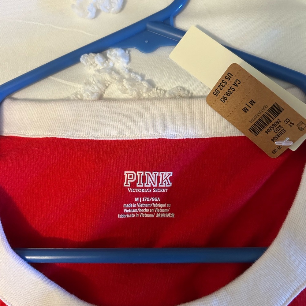 Victoria's Secret Pink and White Top